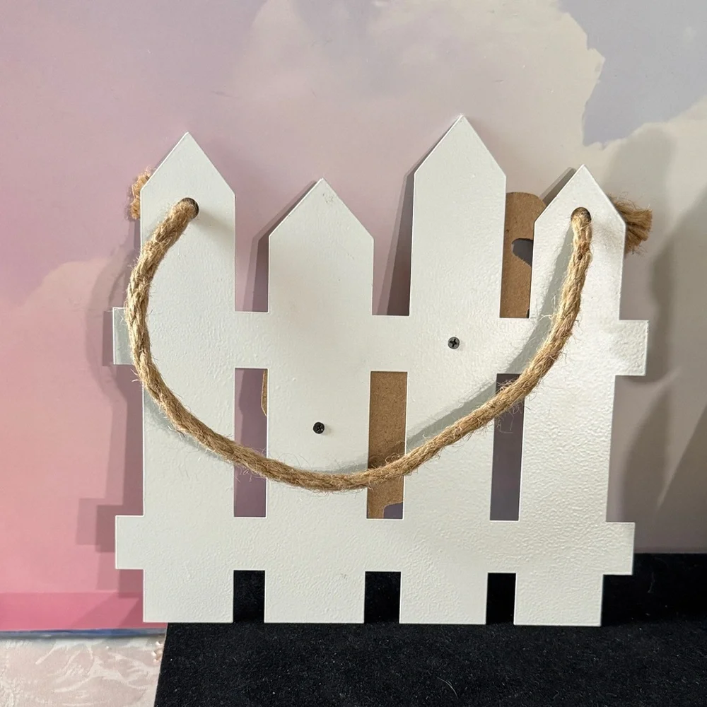 Rustic White and Brown Rooster Wall Decor